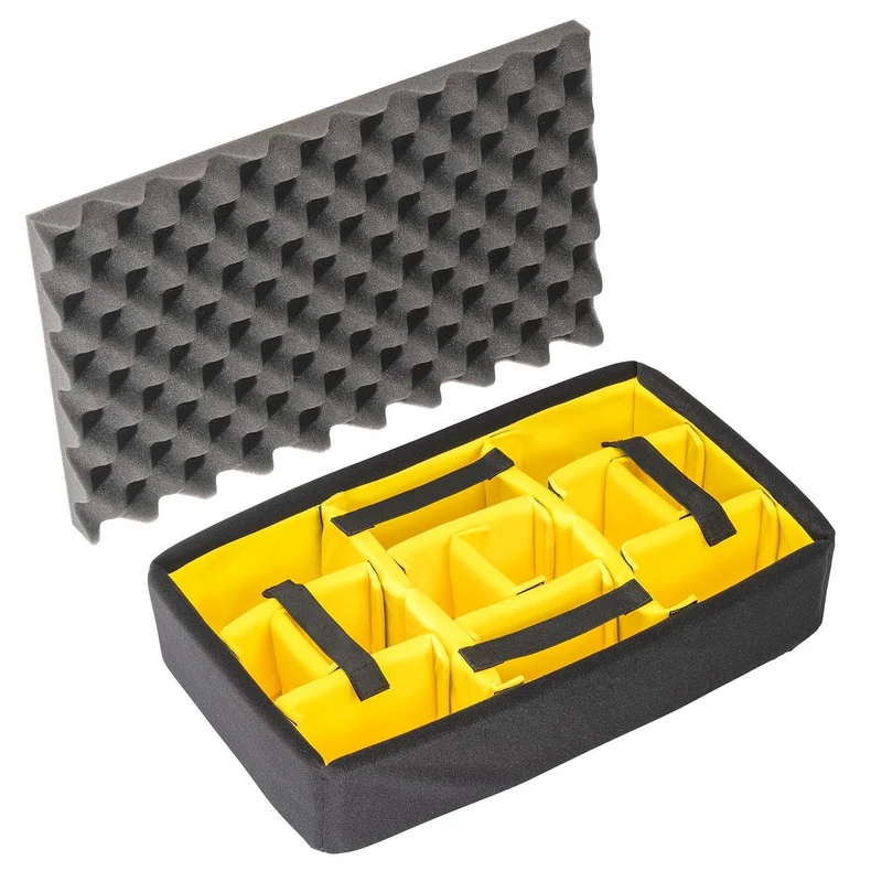 Peli 1485 Padded Divider Set - Yellow Gear Organizer