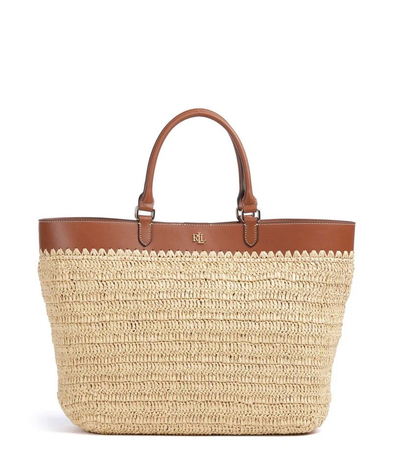 Lauren Ralph Lauren Kyla Large Borsa a mano natural/lauren tan