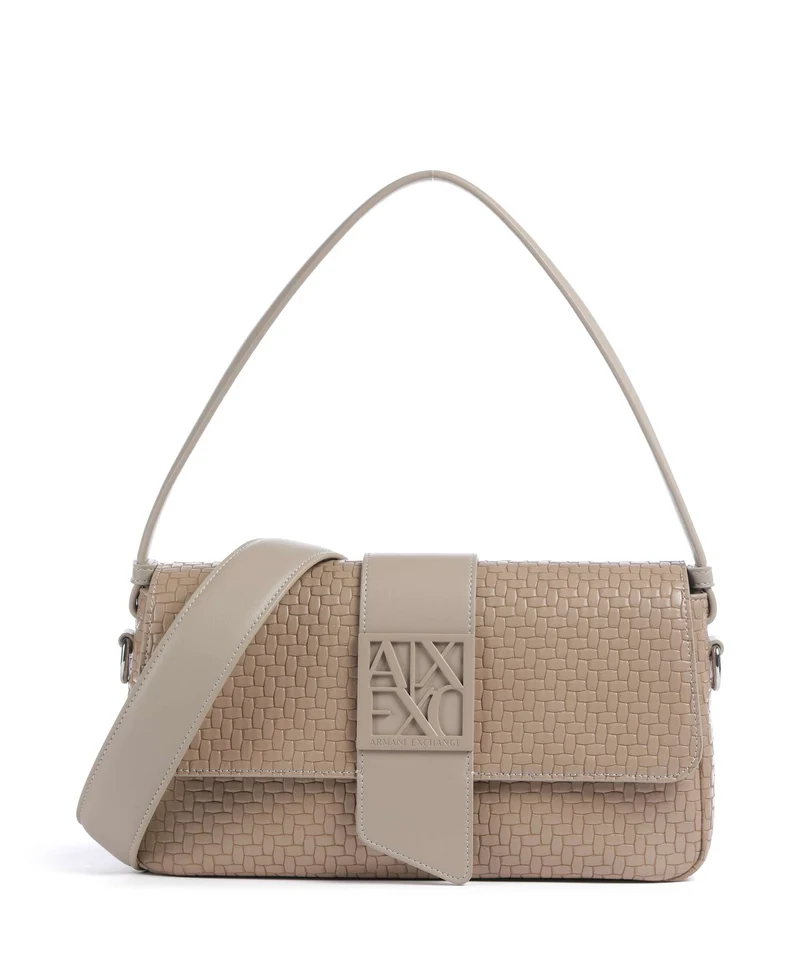 Armani Exchange Susy Soft Woven Borsa a spalla sand
