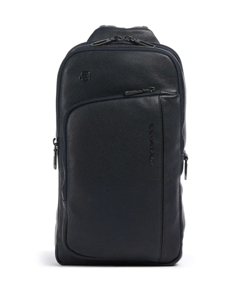 Piquadro S134 Borsa sling blue
