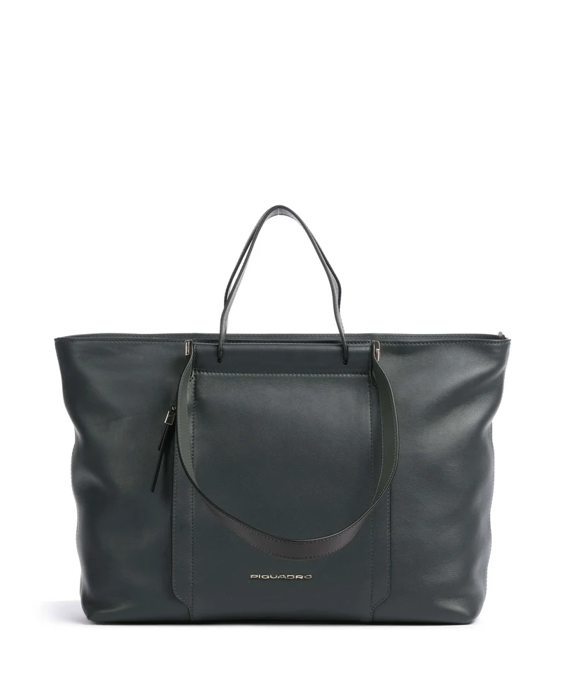 Piquadro Circle Borsa shopper verde bosco/verde oliva