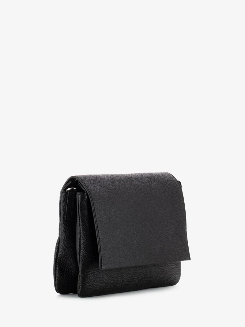Borsa in pelle Three nero