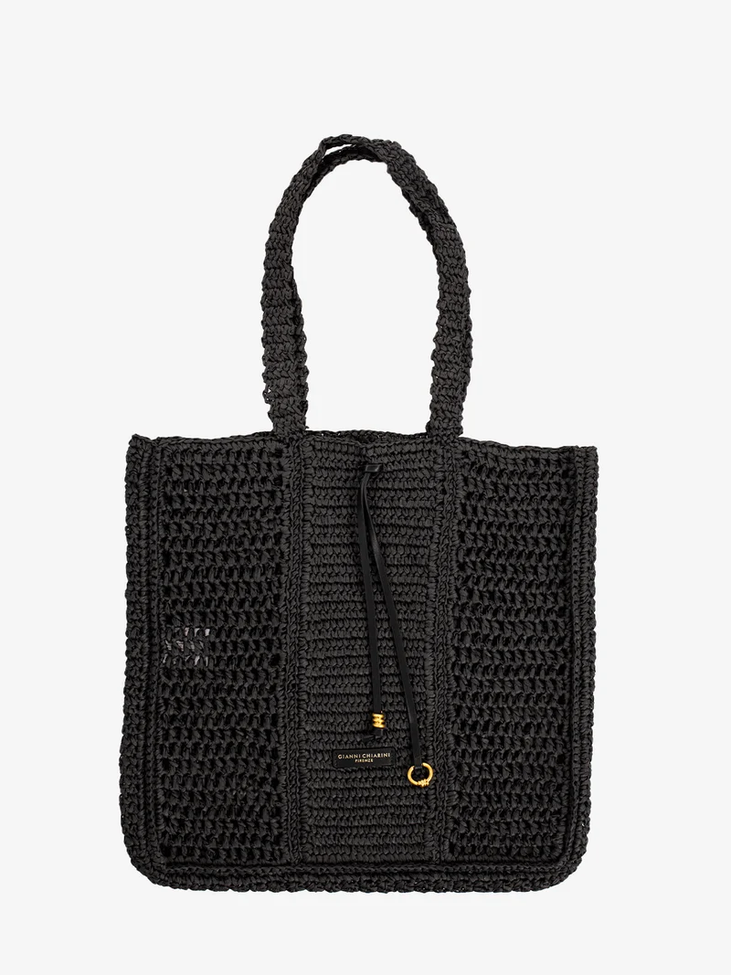 Borsa Nefeli crochet nero