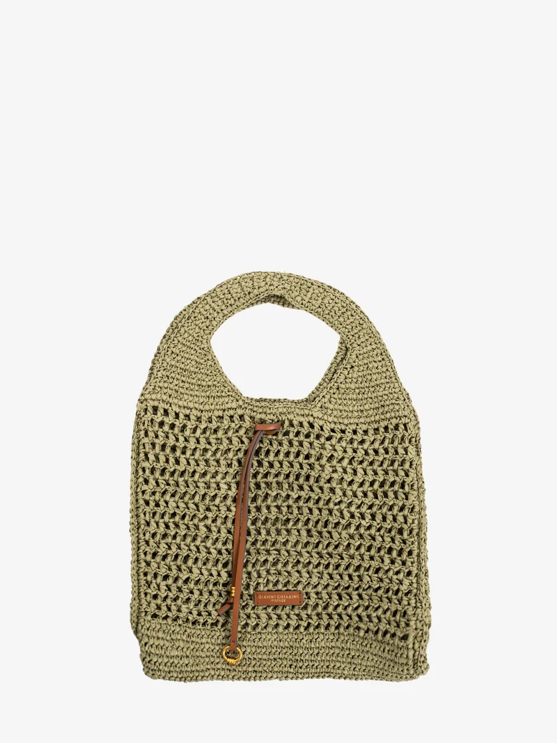 Borsa Nefeli in crochet verde