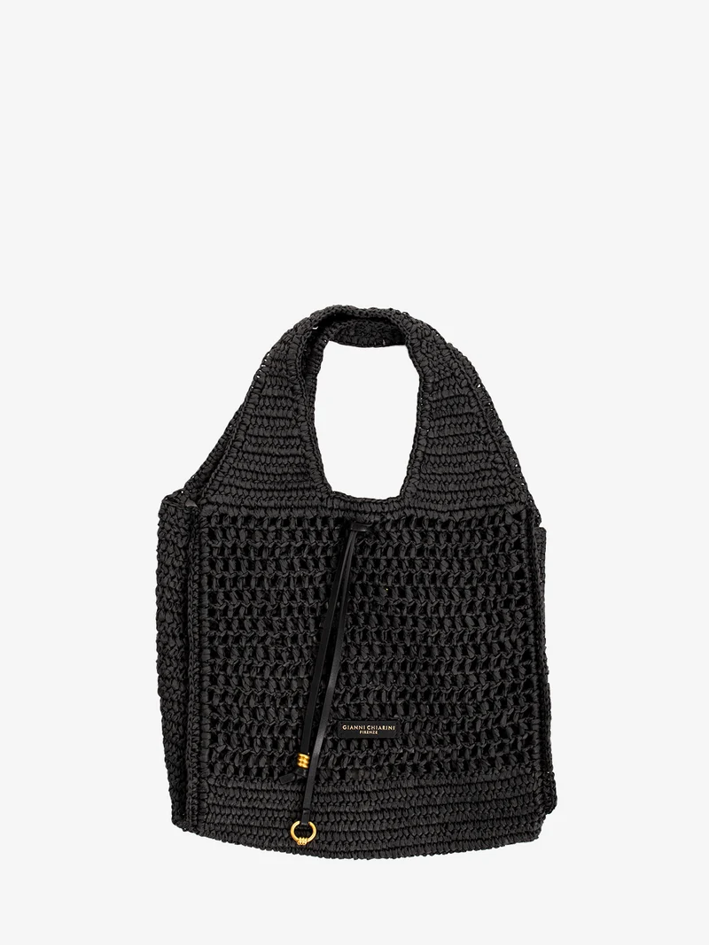 Borsa Nefeli in crochet nero