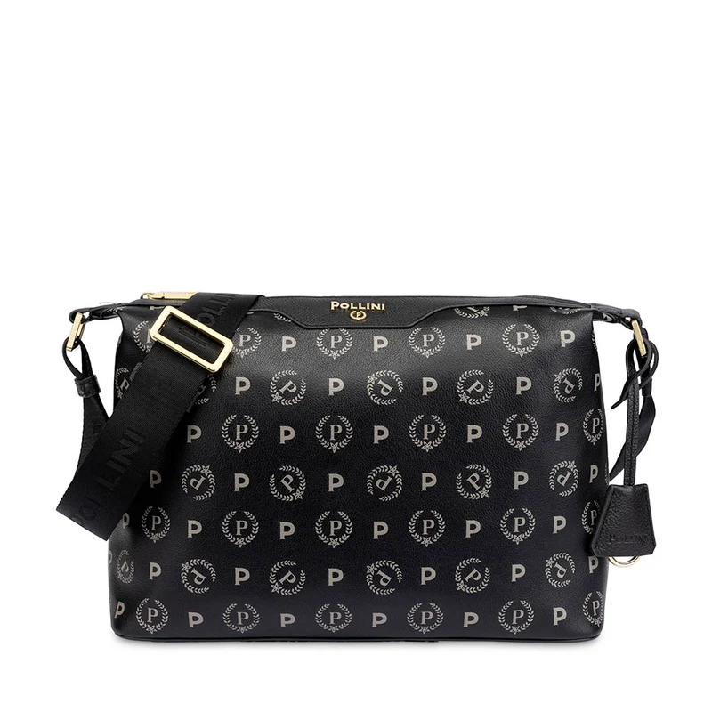 Borsa Donna a Spalla a Tracolla POLLINI linea Heritage Re-Edition Nero