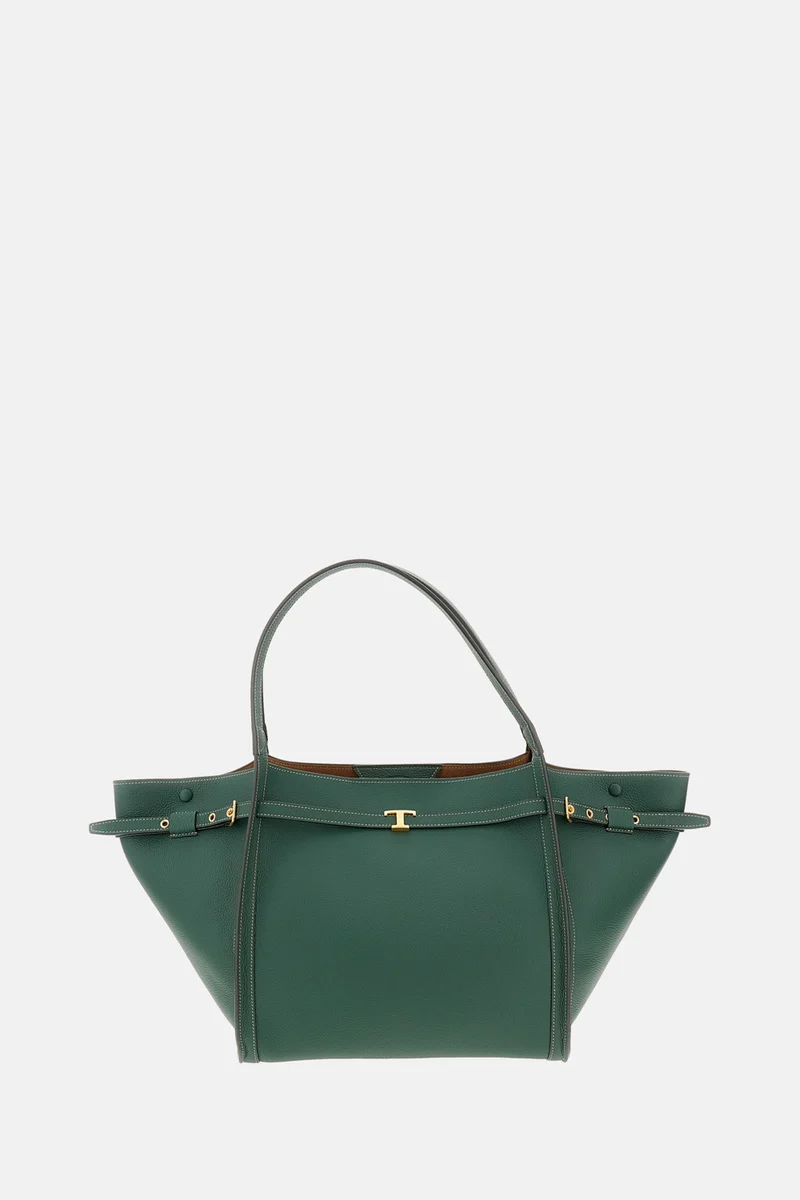 BORSA SHOPPING IN PELLE MEDIA