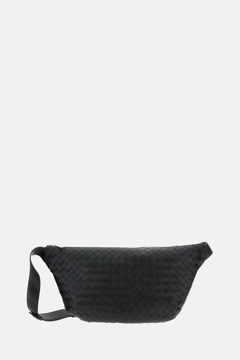 ROUND SLING BAG INTRECCIATO