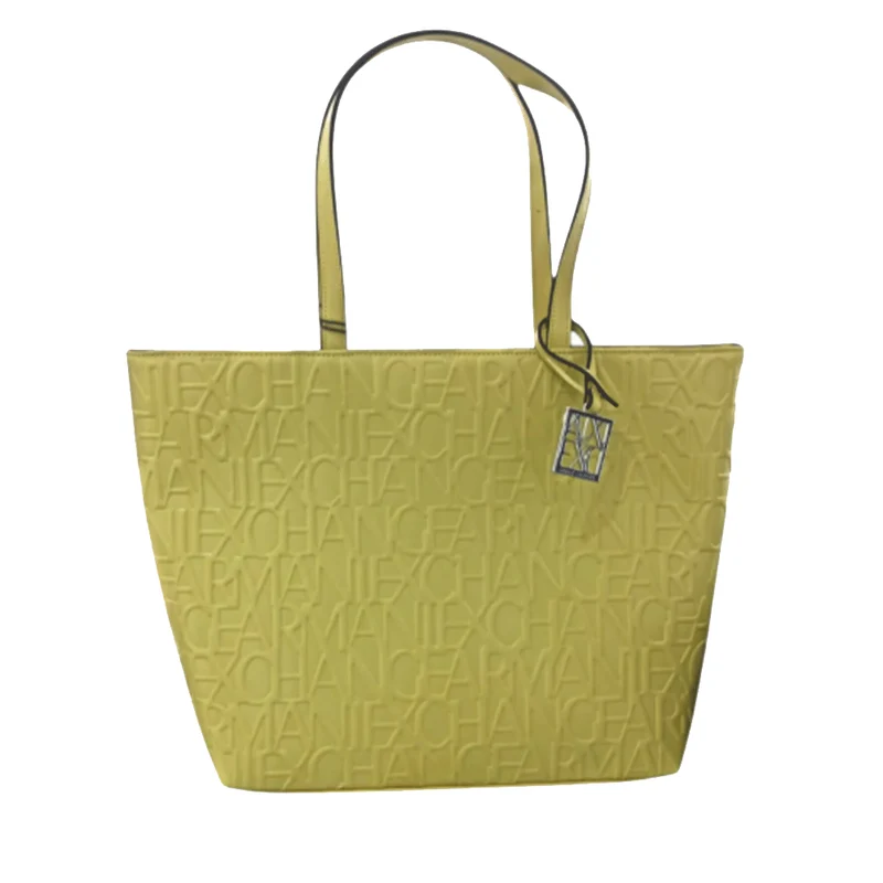 Borsa Donna ARMANI EXCHANGE Shopping a Spalla colore Light Bamboo