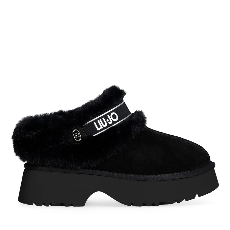 Sabot Donna Imbottiti LIU JO Juny 01 in Suede Nero