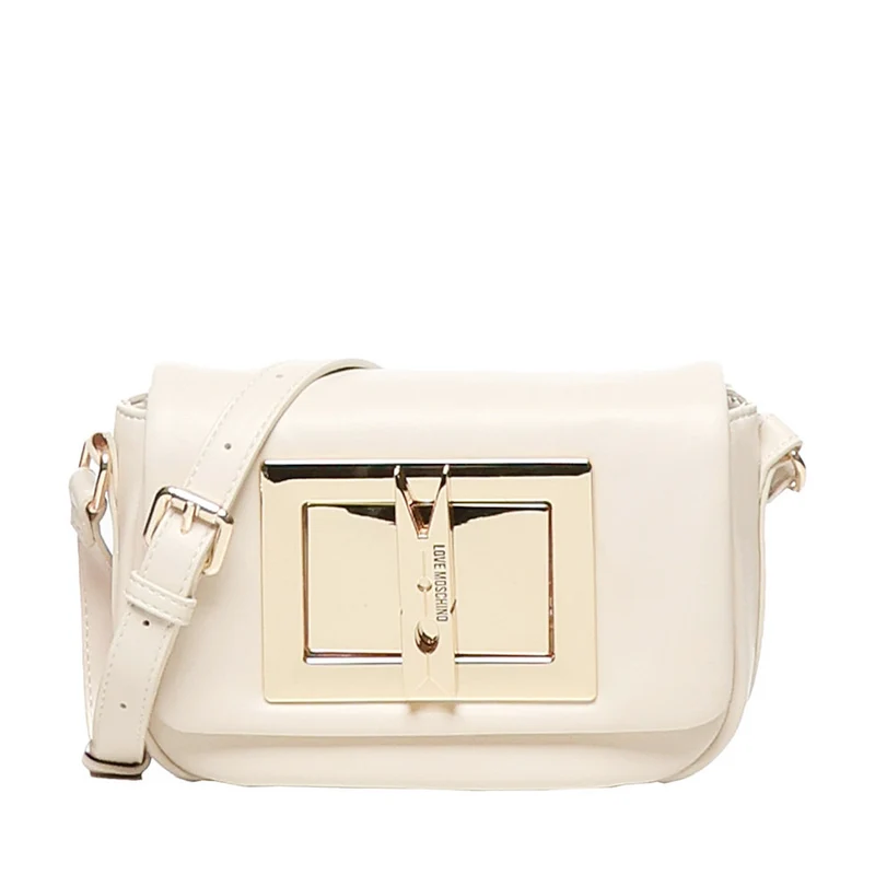 Borsa Donna a Tracolla LOVE MOSCHINO linea Clothespin Avorio