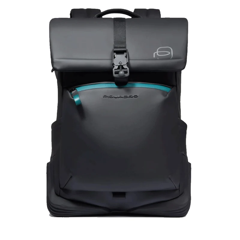 Zaino Uomo PIQUADRO Porta Computer 14" in Tessuto Nero Linea Corner - CA6642C2OW