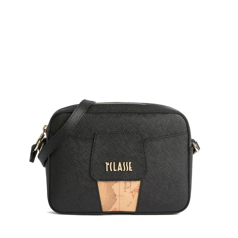 Borsa Donna a Tracolla Small 1A Classe Alviero Martini linea Windy City Nero LD32