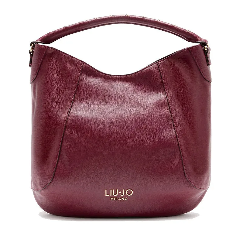 Hobo Bag Donna LIU JO Better effetto Bottalato Red Wine