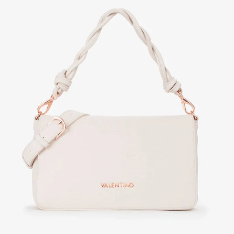 Borsa Donna a Spalla VALENTINO BAGS linea Scarlett Re Colore Ecru
