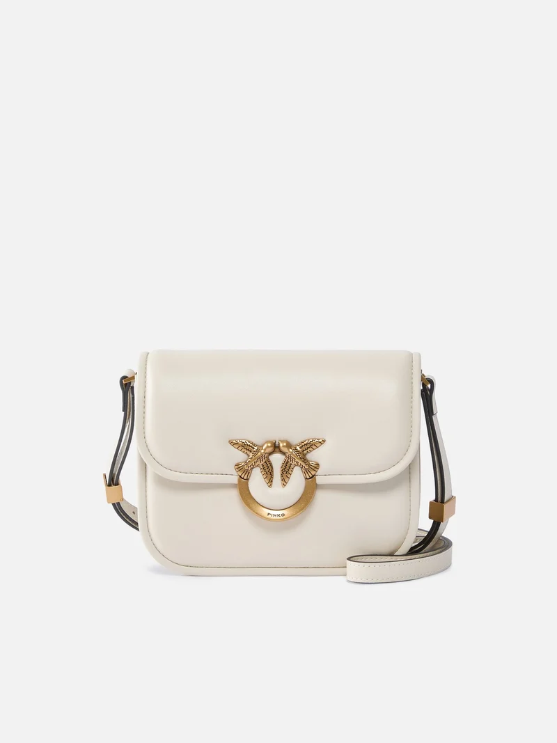 PINKO LOVE BOX BAG FL MINI NAPPA + VITELLO SETA