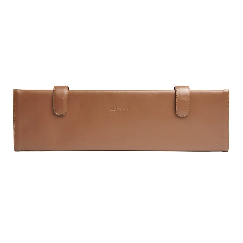 LIGHT BROWN TRAVEL TIE HOLDER