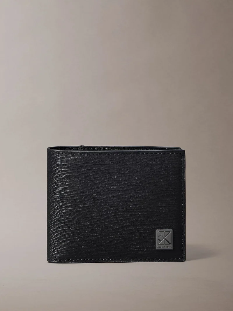 CALVIN KLEIN EMBLEM HW BILL FOLD w/ COIN