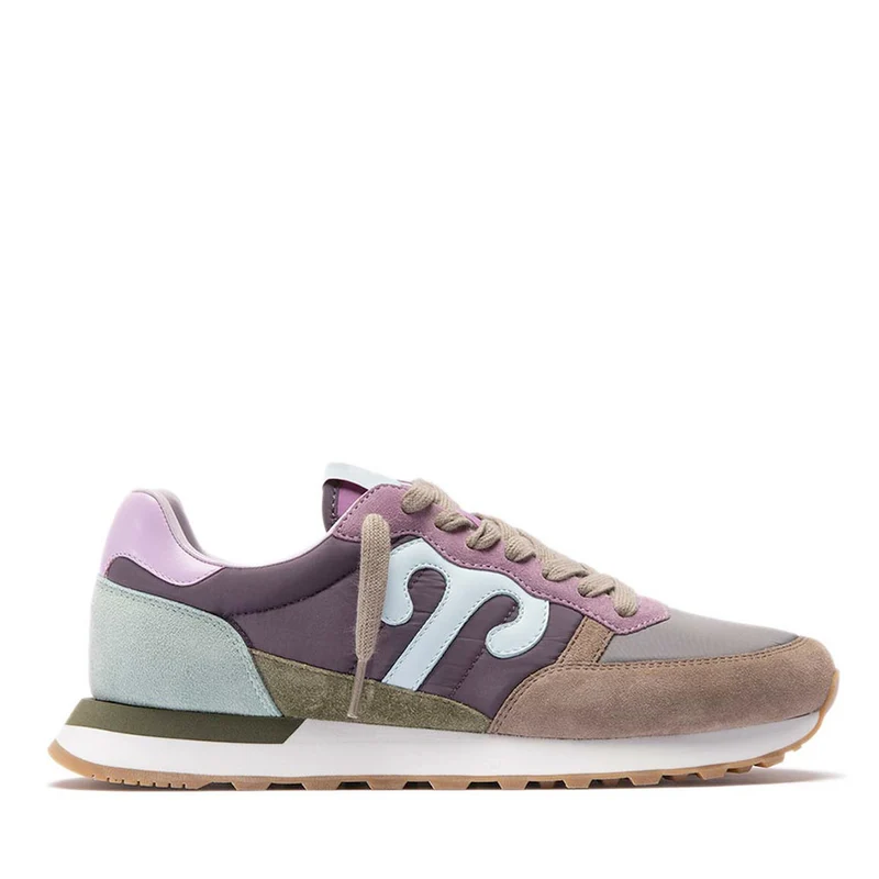 Sneakers Donna WUSHU RUYI Club 50 in Suede e Nylon Multicolor