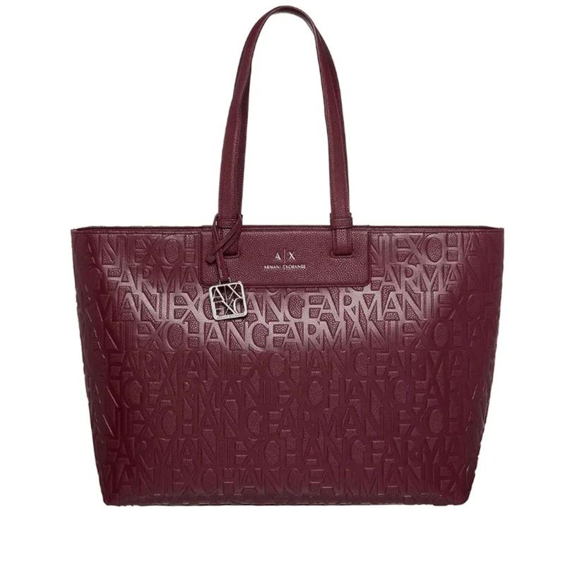 Borsa Donna Shopper a Spalla ARMANI EXCHANGE colore Groove Lucido Linea Liz Misura Grande