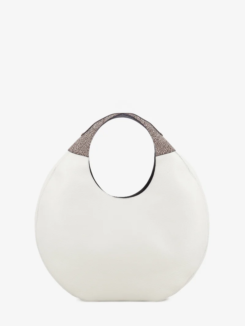 Borsa hobo large white