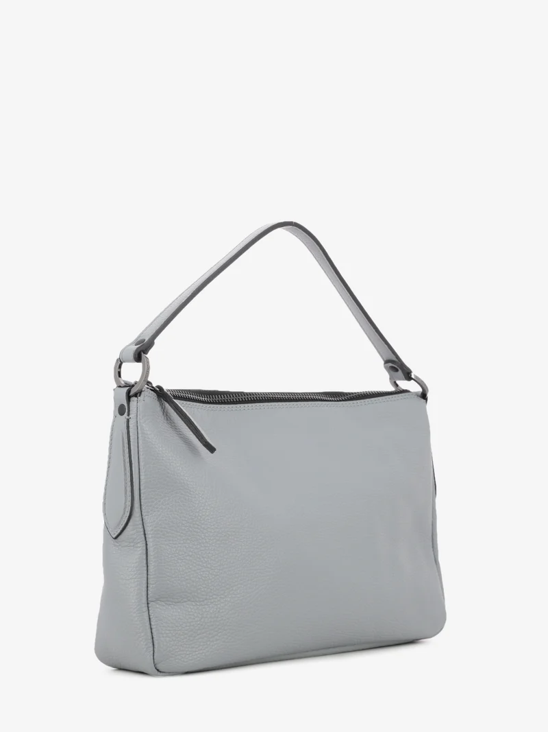 Borsa a spalla Calipso M in pelle martellata rugiada