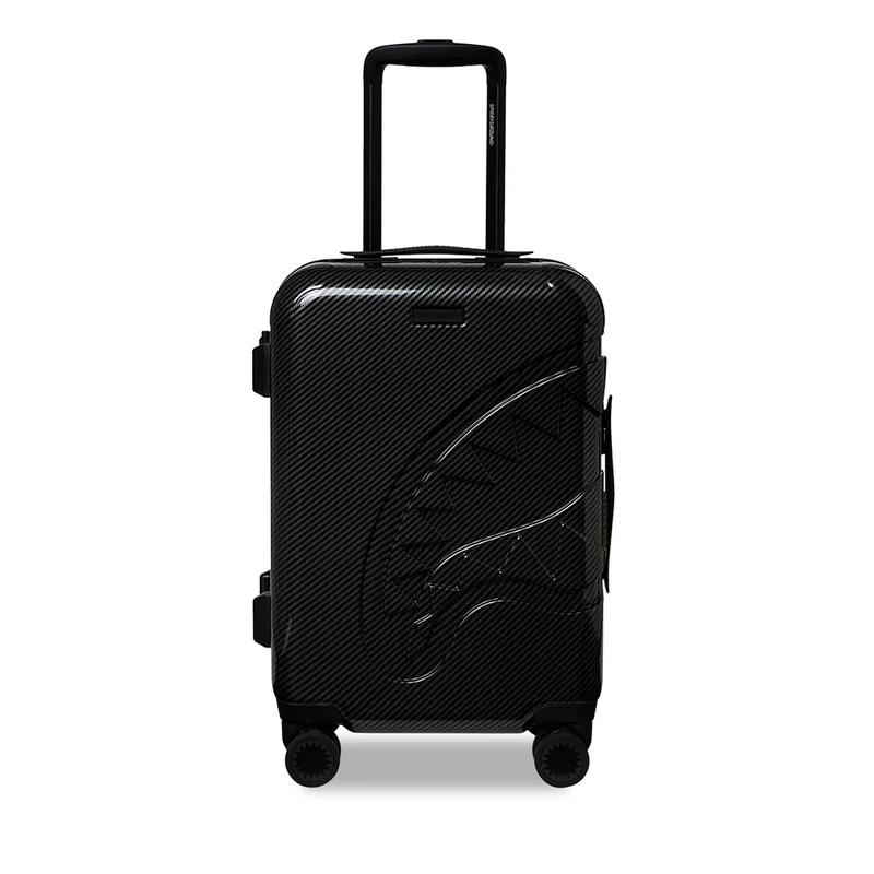 Trolley Cabina Rigido 4 Ruote SPRAYGROUND stampa Carbon Fiber