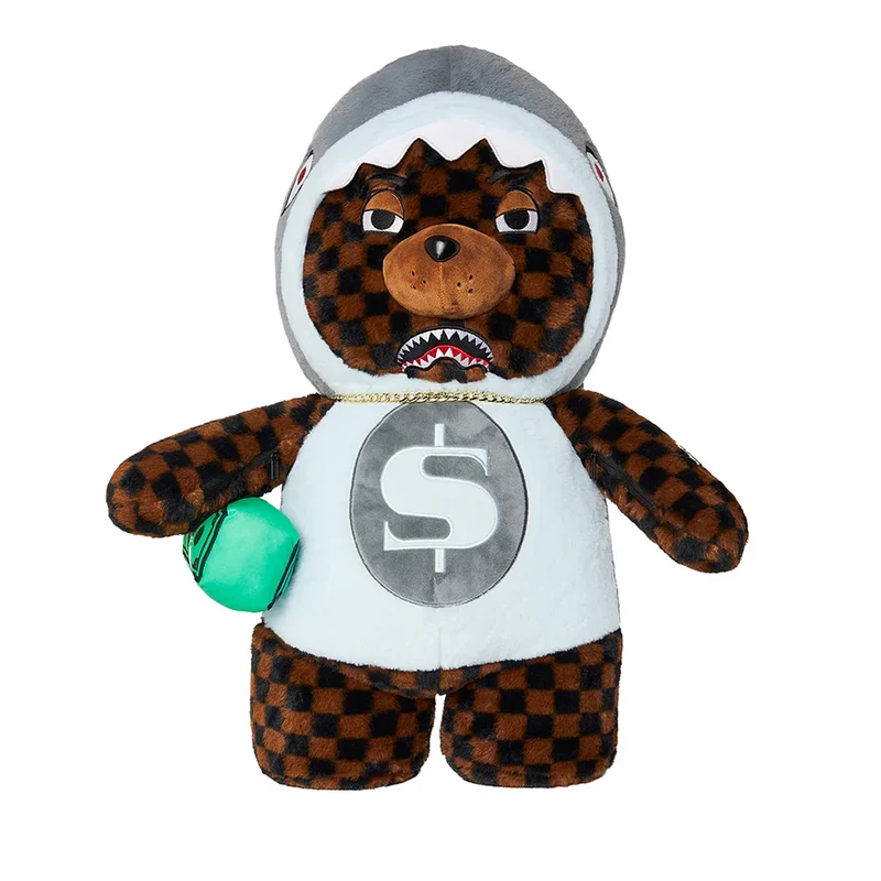 Zaino Teddy Bear SPRAYGROUND stampa Moneybear in Shark Costume