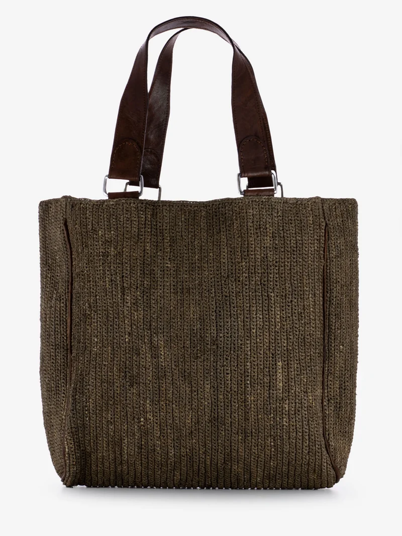 Borsa squadrata Toteman dark tea