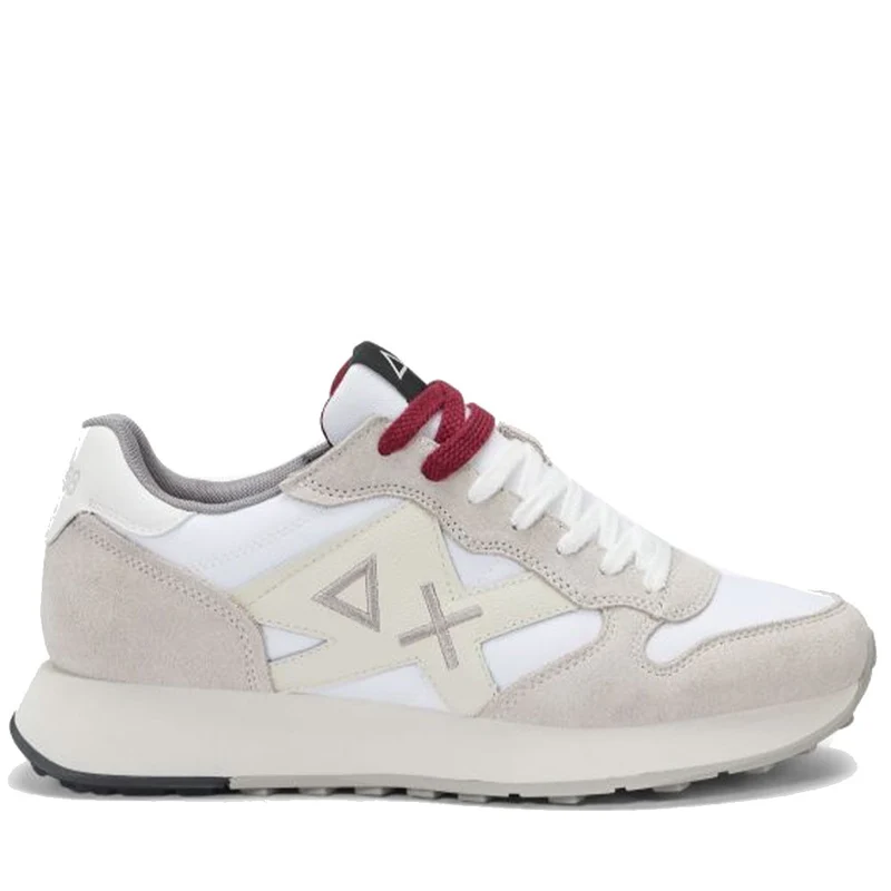 Scarpe Uomo Sun68 Sneakers Jaki Bicolor Bianco - Z45114