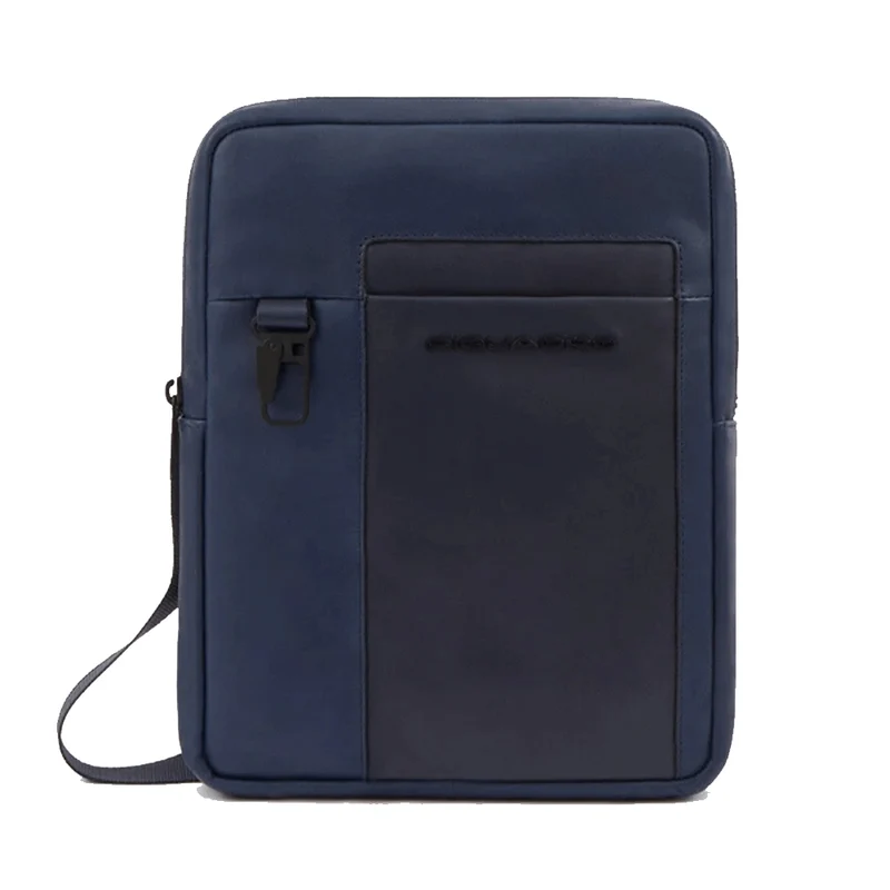 Borsello Uomo PIQUADRO in Pelle Blu Linea Finn Misura Grande- CA1816S123