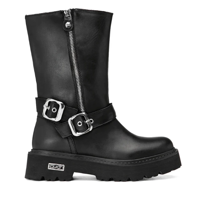 Scarpe Donna CULT Slash 4587 Stivali in Pelle Nera