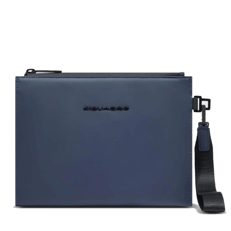Pochette PIQUADRO in Tessuto Gommato colore Blu Linea Corner 2.0 - AC6368C2OW