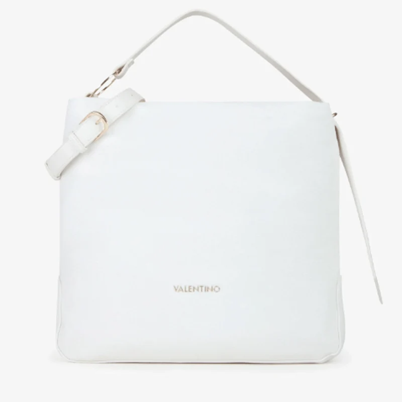 Borsa Donna a Spalla a Sacca VALENTINO BAGS linea Peonies Re Colore Bianco