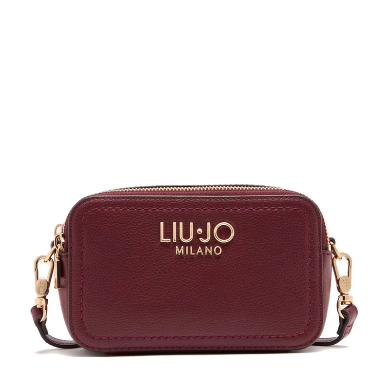 Borsa Donna a Tracolla LIU JO effetto Bottalato Red Wine