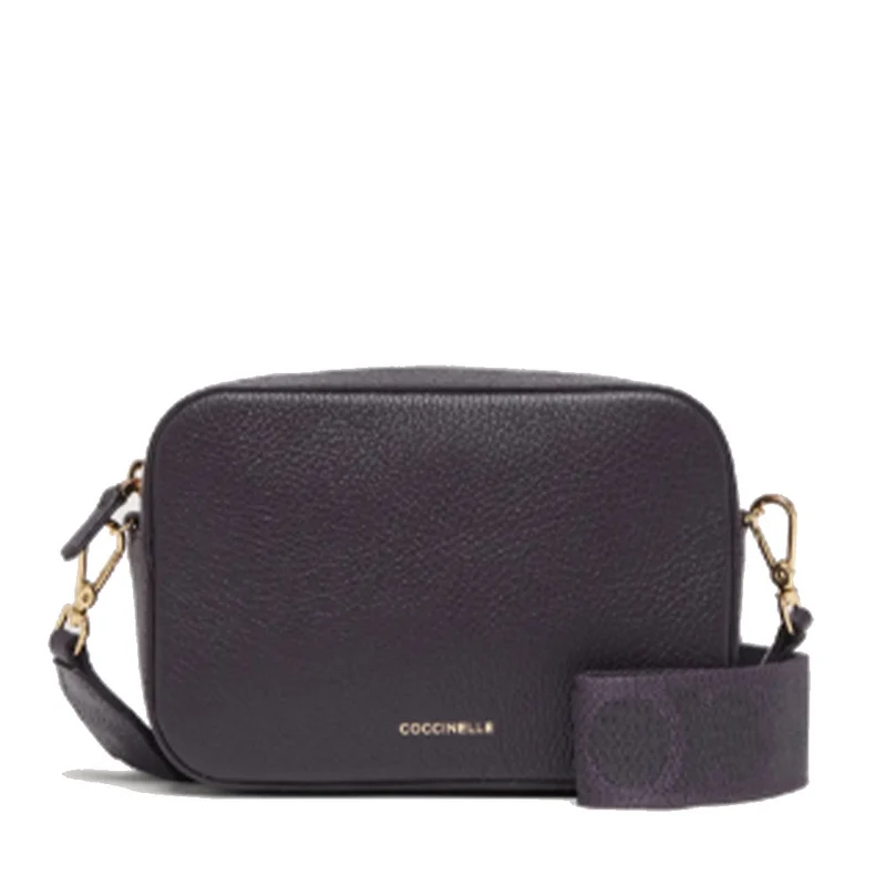 Borsa Donna a Tracolla COCCINELLE Linea Tebe Colore Prune - E5MN555I101