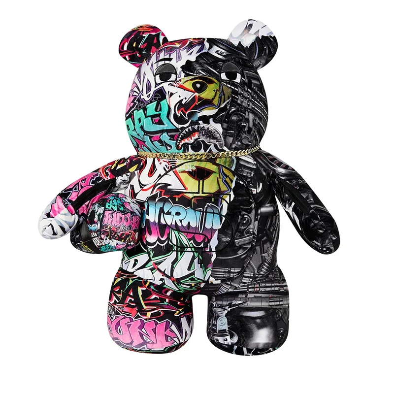 Zaino Teddy Bear SPRAYGROUND stampa Split Cybershark Moneybear