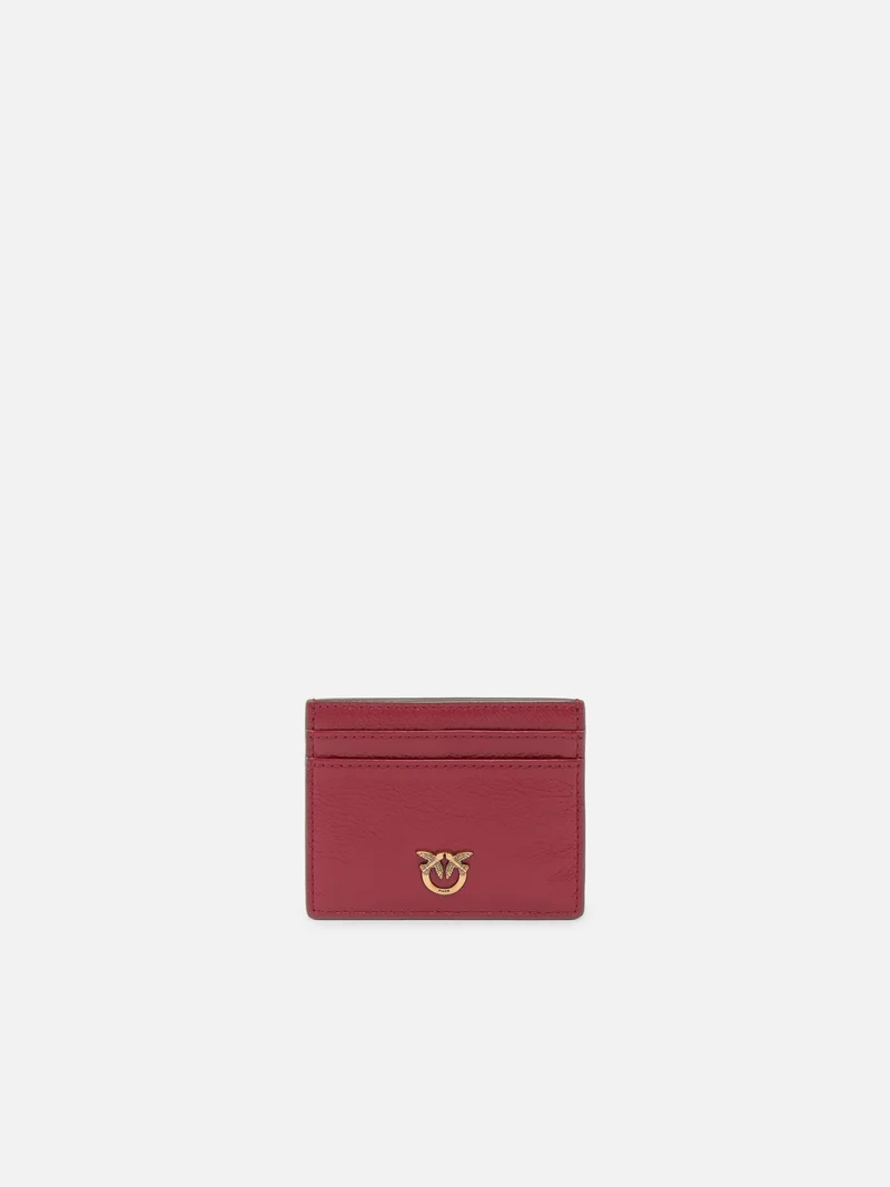 PINKO CARD HOLDER SIMPLY SHINY CALF OLD