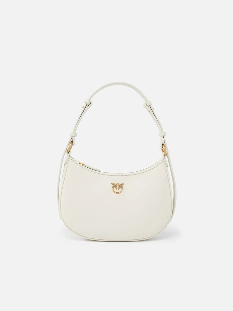 PINKO HALF MOON MINI FL VITELLO SETA