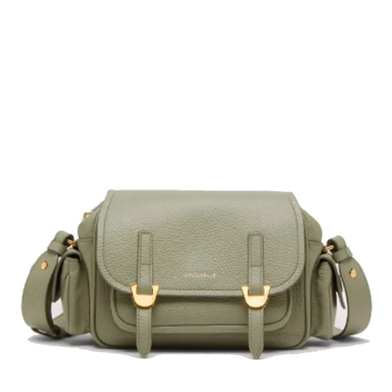 Borsa Donna a Tracolla COCCINELLE in Pelle Colore Greenery linea Campus Small