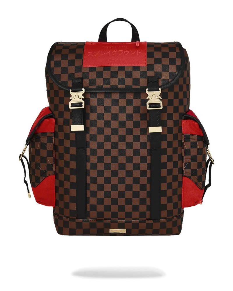 SPRAYGROUND RED REDEMPTION MONTE CARLOBACKPACK