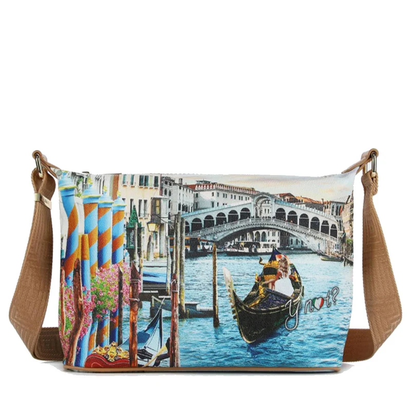 Borsa Donna Hobo Y NOT a Tracolla YES-592 Dream in Venice