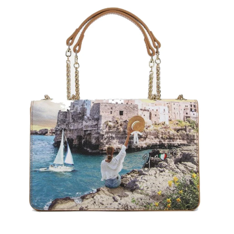 Borsa Donna a Spalla Y NOT YES-471 Polignano Coast