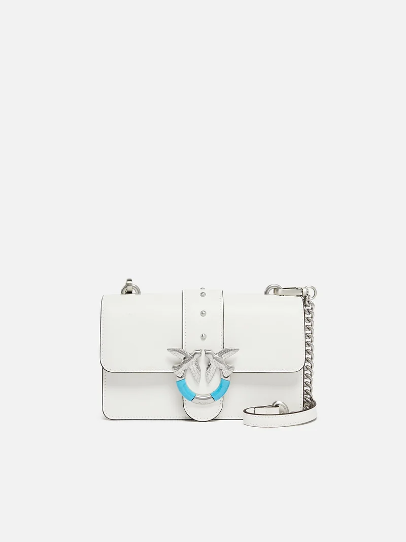 PINKO LOVE ONE MINI FIBBIA TURCH. VITELLO SETA