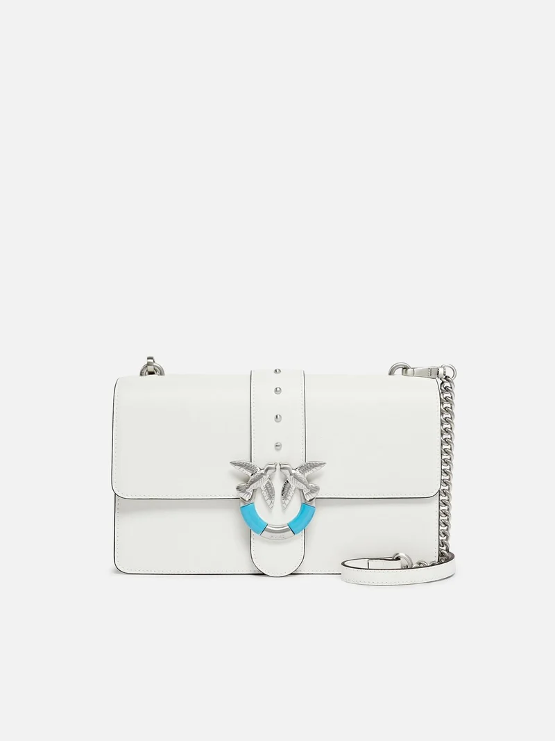 PINKO LOVE ONE CLASSIC FIBBIA TURCH. VITELLO SETA