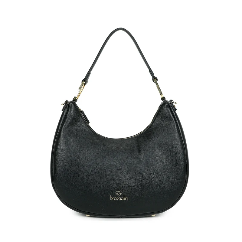 Hobo Bag Donna BRACCIALINI linea Amy Nero