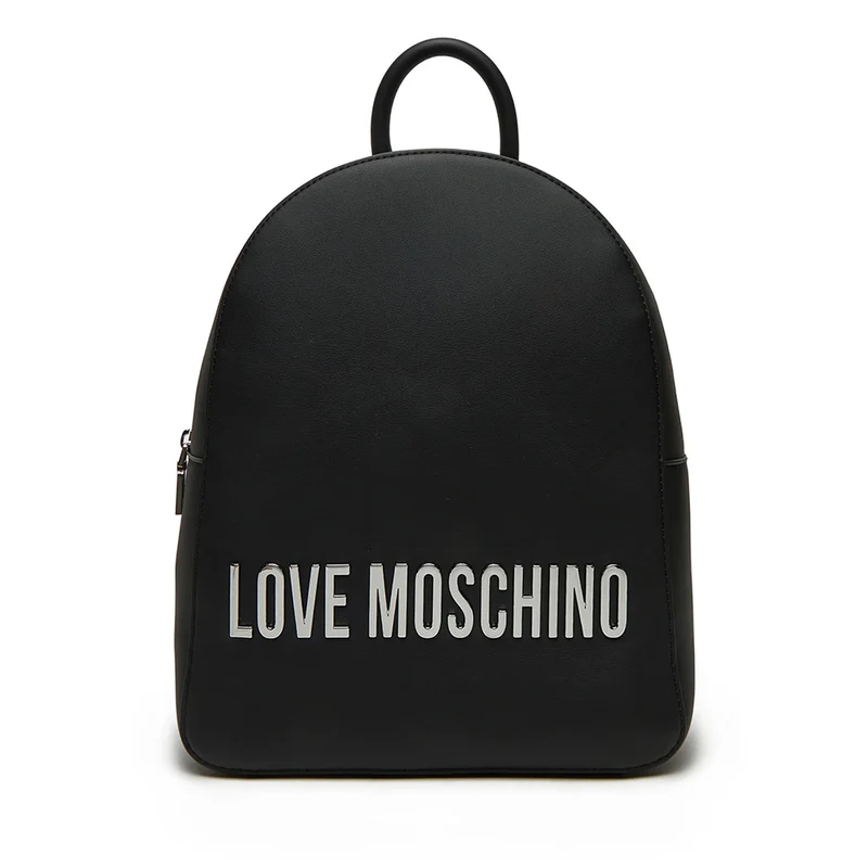 Zaino Donna LOVE MOSCHINO linea Bold Bag Nero e Nikel