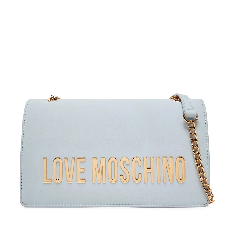 Borsa Donna a Spalla e a Tracolla LOVE MOSCHINO linea Bold Bag Azzurro Cielo