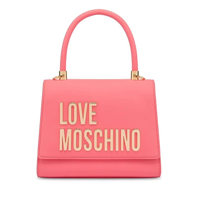 Borsa Donna a Mano Small LOVE MOSCHINO linea Bold Bag color Corallo