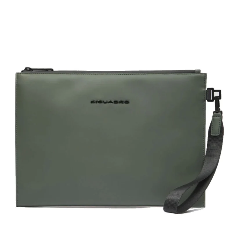 Pochette PIQUADRO in Tessuto Gommato colore Verde Linea Corner 2.0 - AC6368C2OW